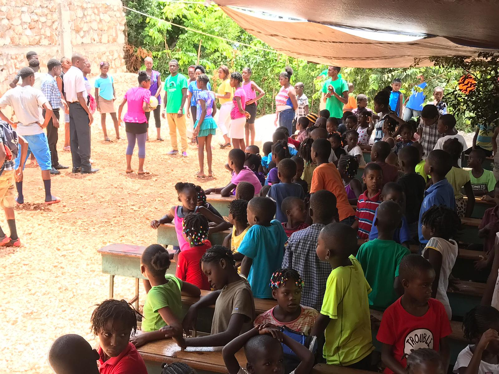 Children at the summer camp 2019 in Haiti