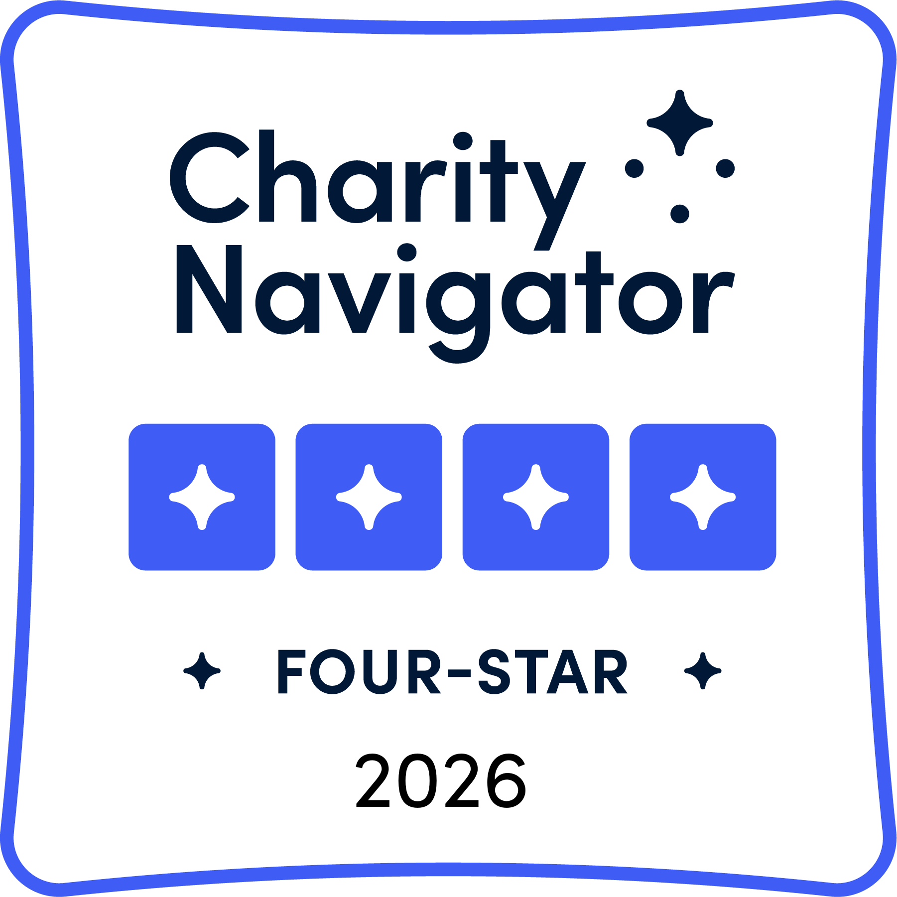 Charity Navigator Four-Star Rating 2026